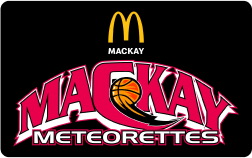 Club History - McDonald’s Mackay Meteorettes Team Logo at Mackay Basketball