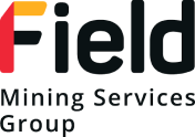 NBL1 Silver Partners - Field Mining Services Group Logo at Mackay Basketball