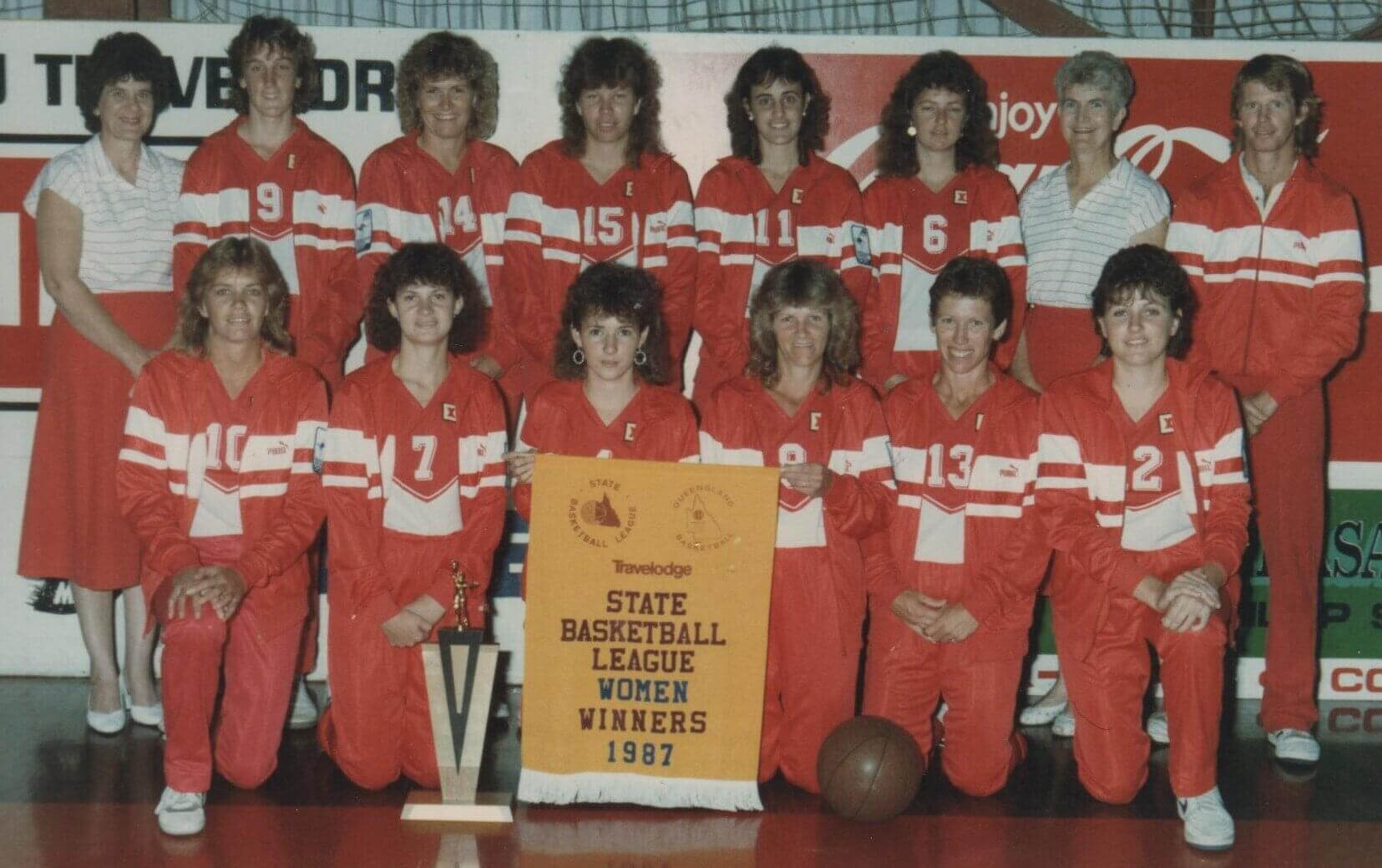 Championship Teams - 1987 Mackay Meteorettes at Mackay Basketball