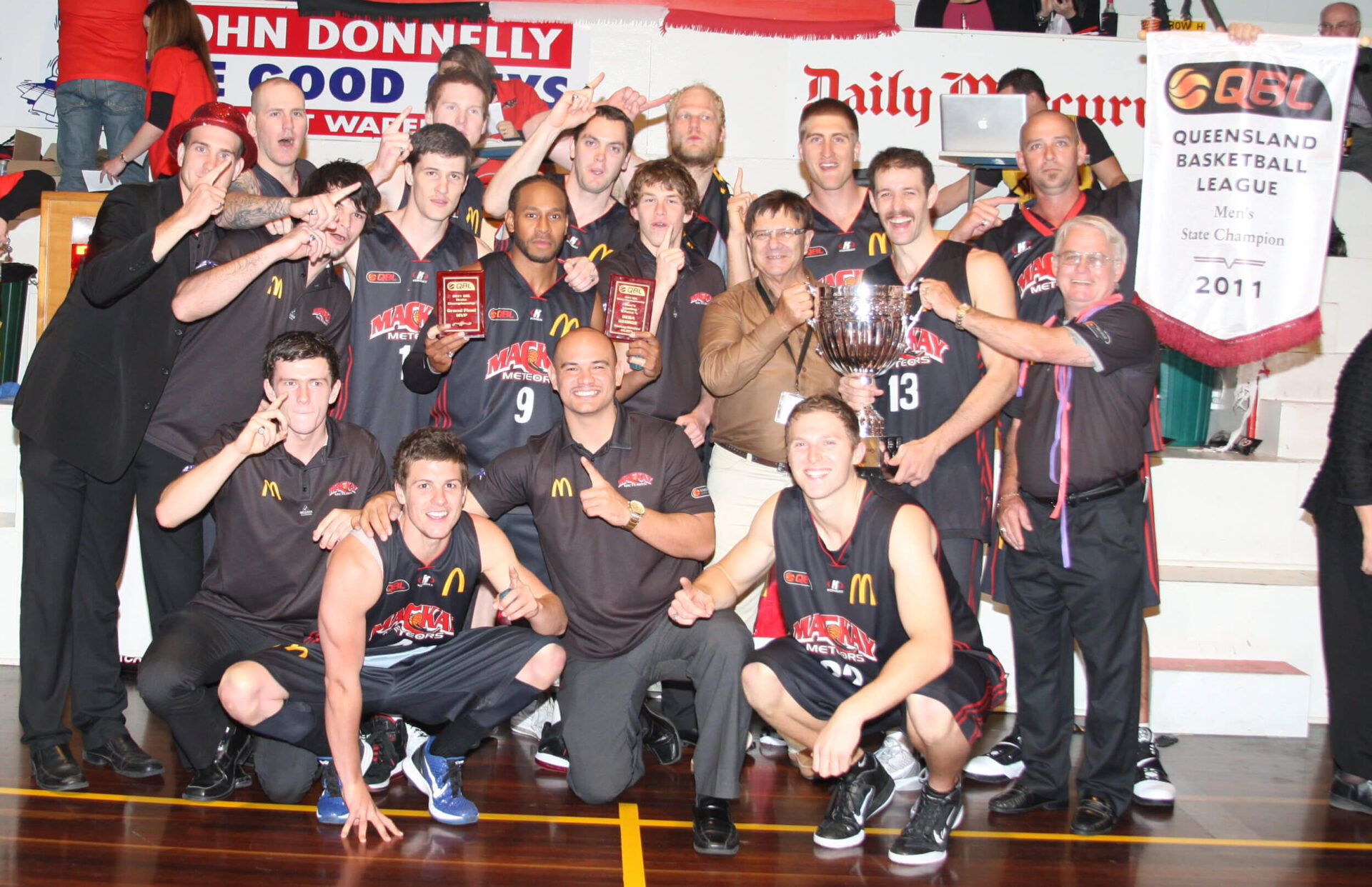 Championship Teams - 2011 McDonald’s Mackay Meteors Overall Record - 17 wins & 3 losses at Mackay Basketball