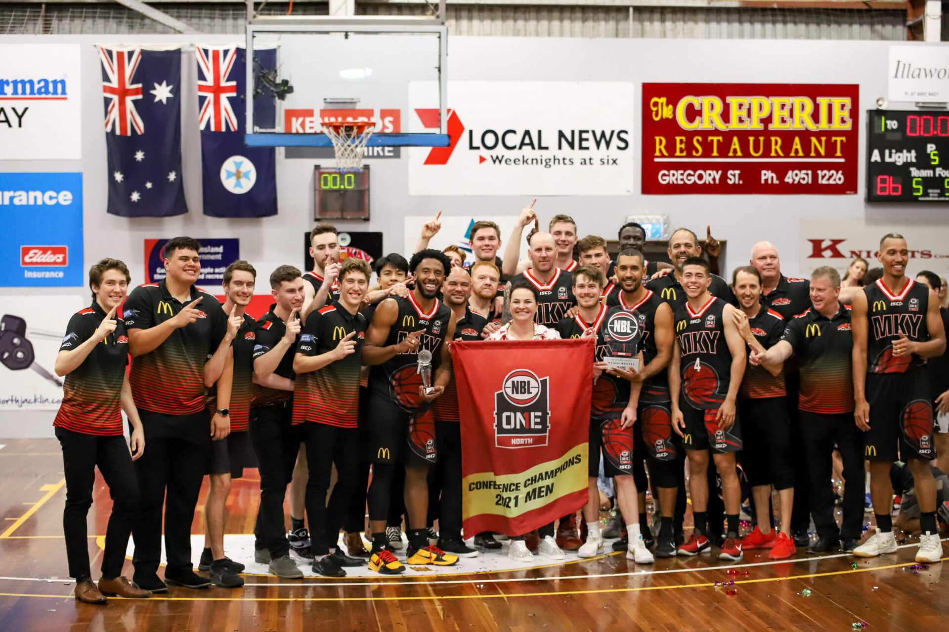 Championship Teams - 2021 McDonald’s Mackay Meteors Overall Record - 15 wins & 3 losses at Mackay Basketball