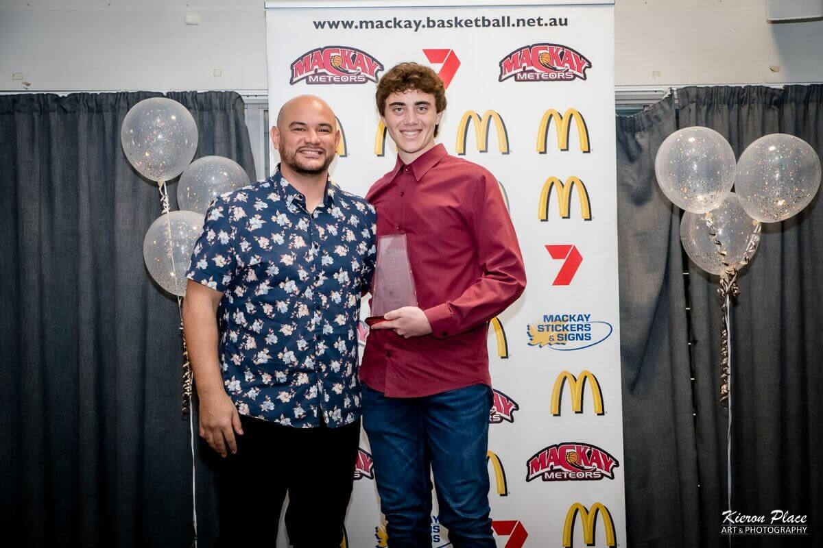 2022 Club Award Winners - LACHLAN PEACH Junior Club Person of the Year at Mackay Basketball